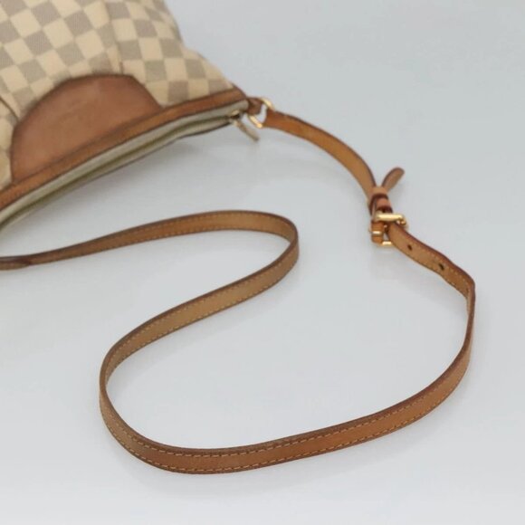 LOUIS VUITTON Damier Azur Siracusa PM Shoulder Bag N41113 LV Auth 118062 - Picture 8 of 16